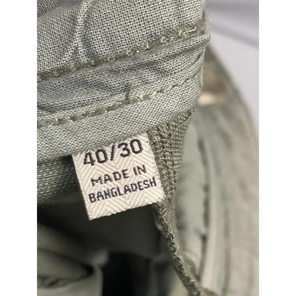 JACHS Mens Cargo Pants size‎ 40x30 Green Cotton Blend utility Y2K 90s Streetwear